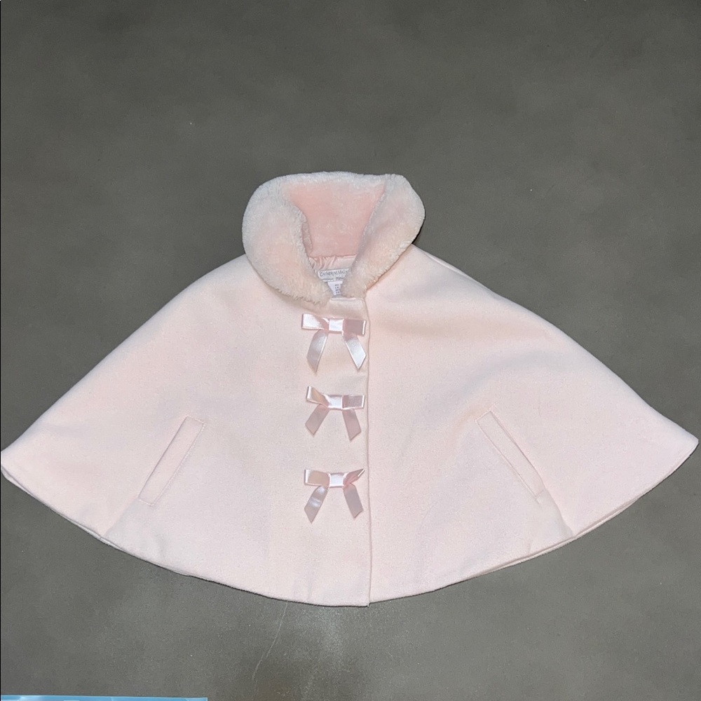 Catherine Malandrino Soft Pink Kids Cape